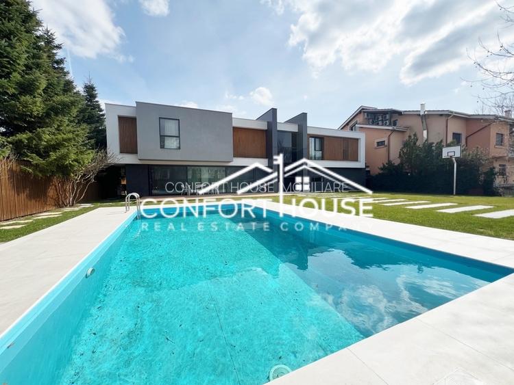 Vila cu arhitectura moderna, 6 camere, piscina, teren 1000mp, IANCU NICOLAE - 4