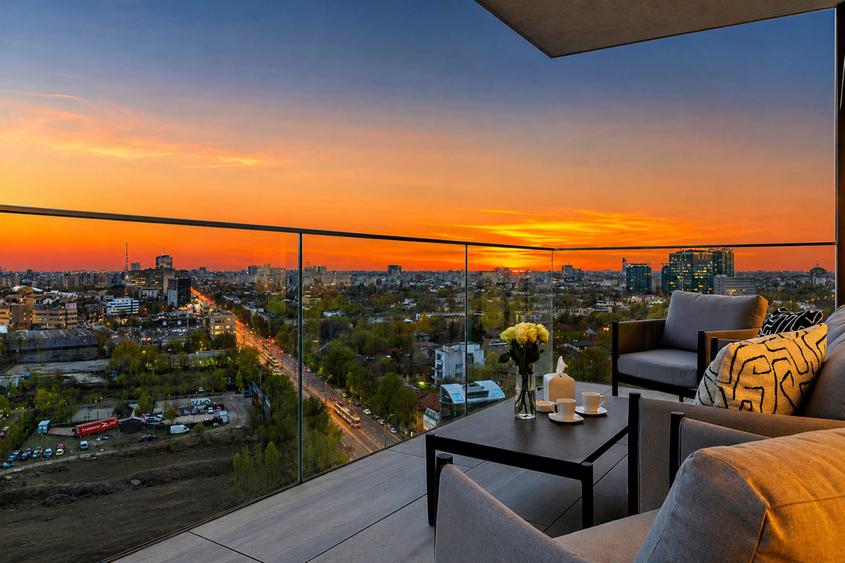 3 Camere Lux | Terasă | Vedere Panoramică | Etaj 15 | Barbu Văcărescu