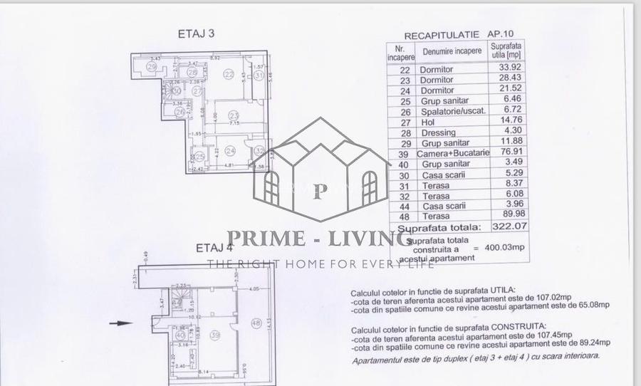 DUPLEX SUPERB CU 4 CAMERE LA  INCHIRIERE IN ZONA FLOREASCA - 1
