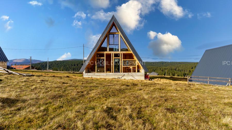 Cabana A-Frame semifinisată în Smida – 115 mp utili, teren 700 mp - 3