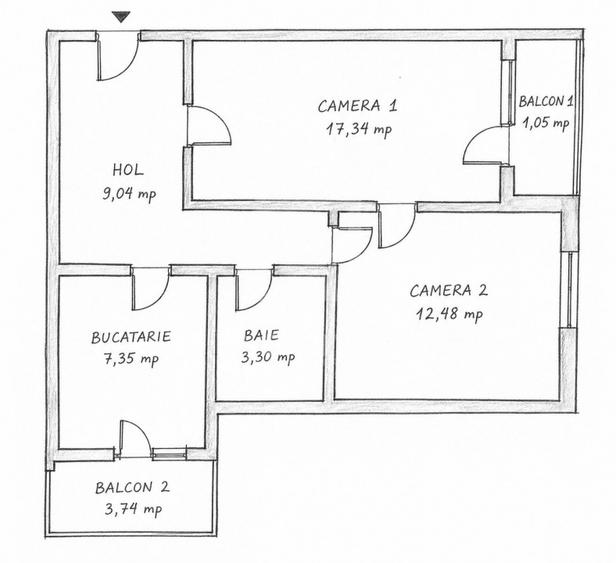 Apartament 2 camere circuit || Zona interservisan