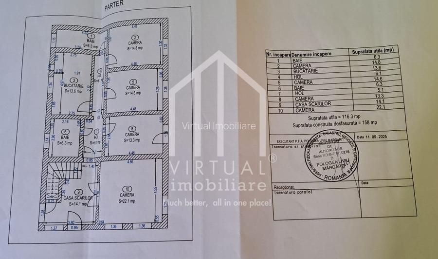 Casa de vanzare in Sibiu, 260mp, 113 mp curte libera, Trei Stejari - 2