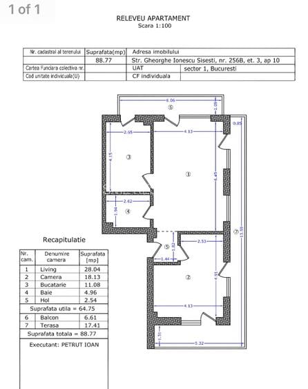 BLOC NOU 2025 - S.M.E Residence SISEȘTI - 2 Camere - Tip PENTHOUSE - 12