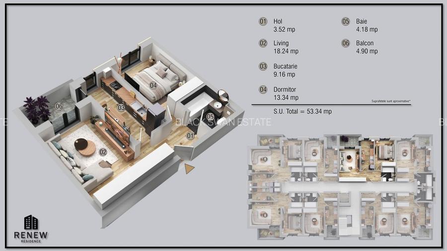Ap. 2 cam. aprilie 2026 zona Militari Residence - 1