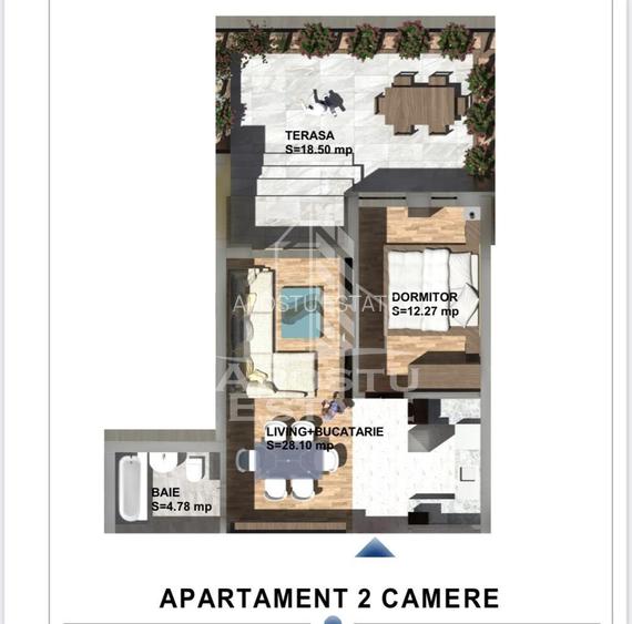 Apartamente cu 2 camere, predare la cheie, Torontalului - 20