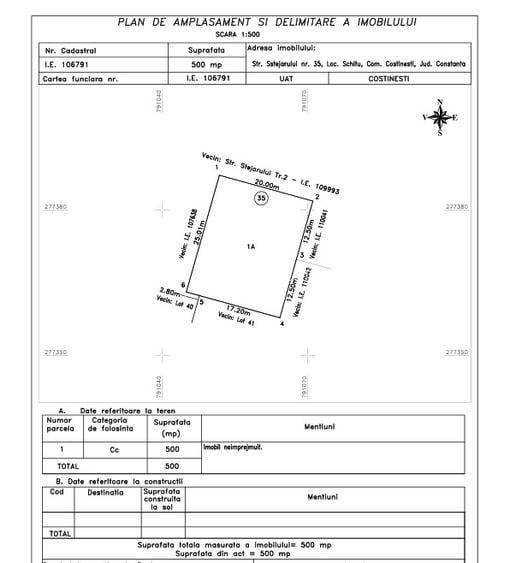 Teren intravilan 500mp costinesti - 3