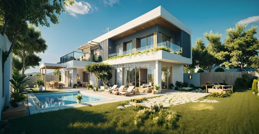 Casa de lux, piscina, garaj, 120mp utili, 550 mp curte - 4