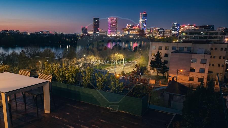 Penthouse exclusivist | Floreasca | singur pe etaj | vedere la lac - 9