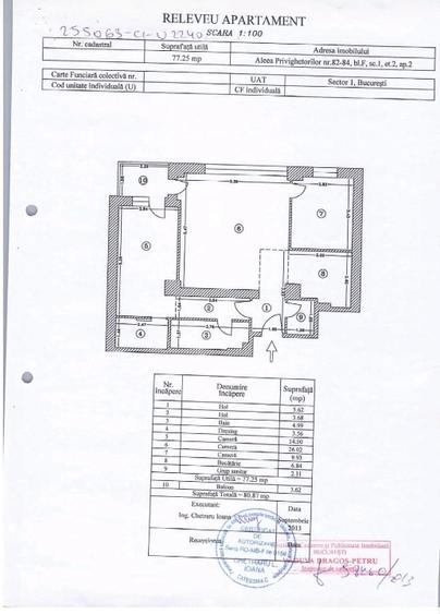 Apartament mobilat 3 Camere in Natura Residence