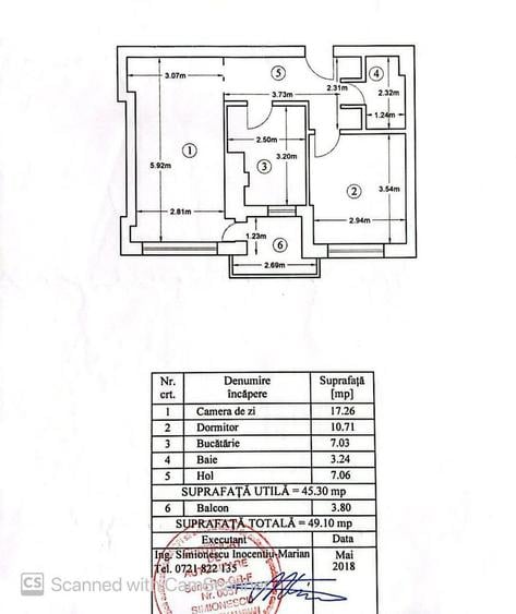 2 camere 50 mp Etaj 10/10  Bloc 2018 Parcare inclusa Grozavesti Regie - 6