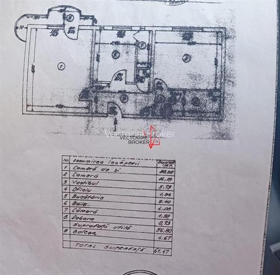 2 camere, et.5, 62mp, centrala , renovat, Basarabia Costin Georgian - 5