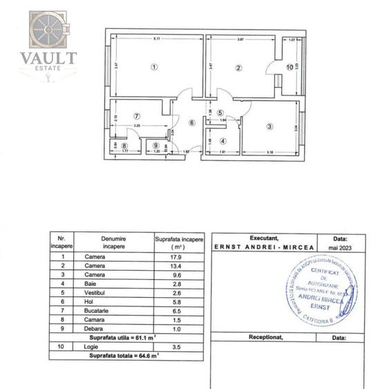 Apartament 3 camere Raul Doamnei - 8