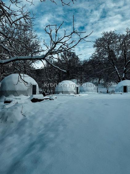 Unitate de cazare operationala, igluri turistice & extindere autorizata –Sirnea - 10