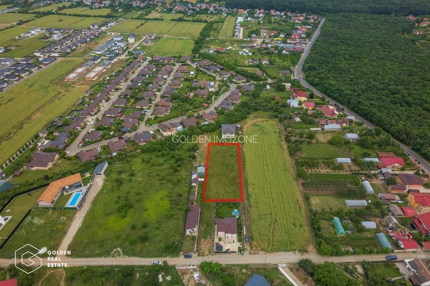 Teren construibil Balotesti, Str. Orhideelor,  1240 mp - 2