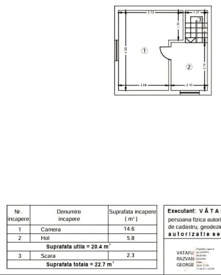 Otopeni, Odai. Proprietar, inchiriez casa individuala, 2 locuri parcare, Curte - 15