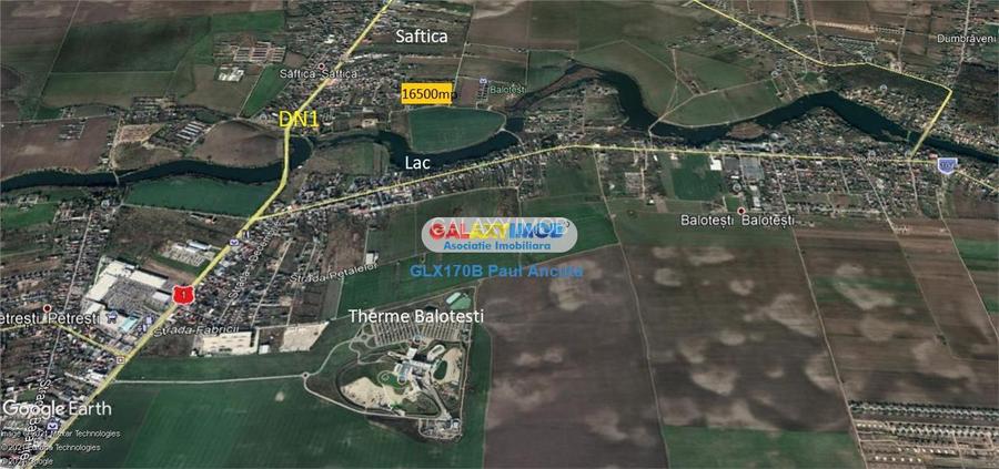 Teren Balotesti Saftica str Morarilor  11500 mp canalizare - 3