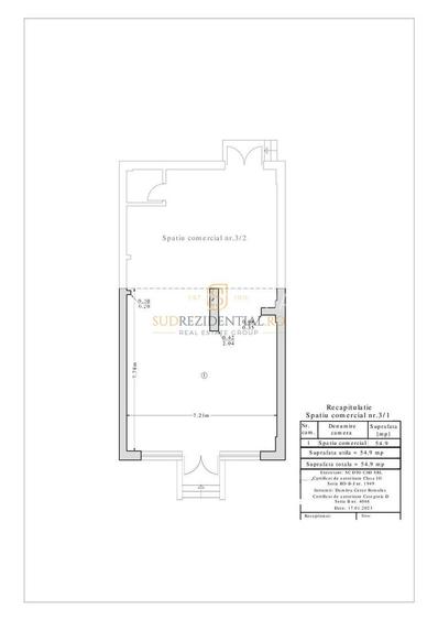 Vanzare spatiu comercial, randament ridicat, 54.9mp - Popesti-Leordeni - 1