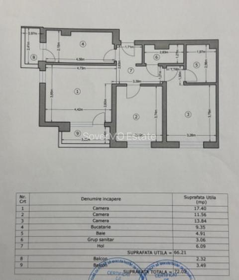 Apartament 3 Camere 72 Mp | Militari Residence - 8