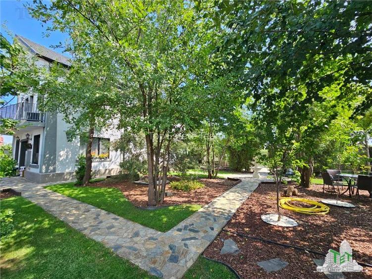 Vila superba, cu piscina, 970mp teren, D+P+E+M, gradina amenajata+pomi fructifer - 13