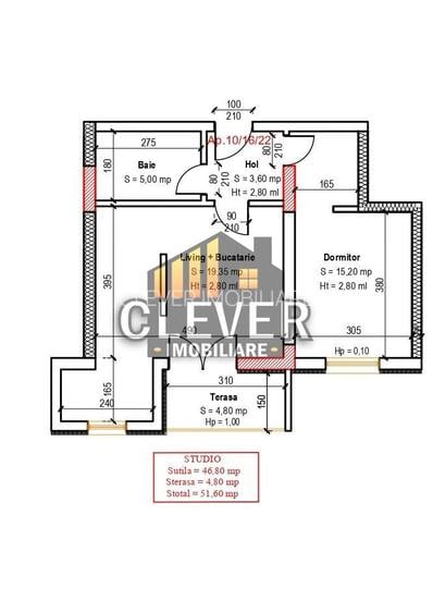 Apartament Tip Studio | 700m de Metrou | Comision 0% - 1