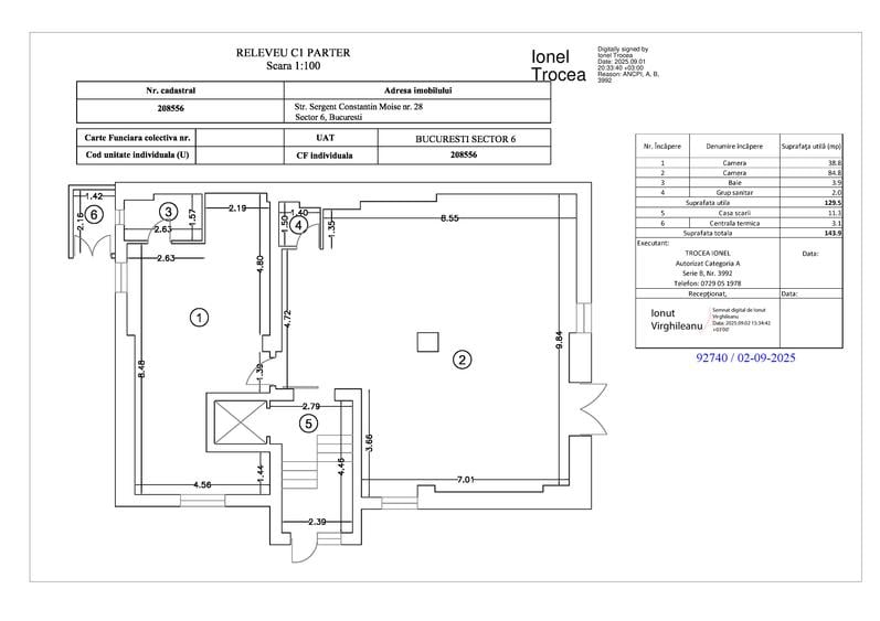 cladire S+P+3, lift, utilitati incluse, intre Plaza si Afi, diverse suprafete - 12