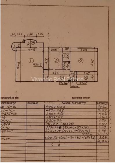 Apartament 2 camere Lujerului | Uverturii | Teatrul Masca | bloc 1989 - 6