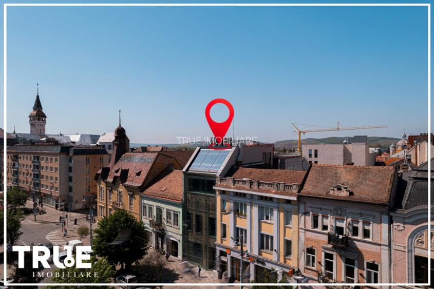 Ap. 2 cam, 57.3m? + 16.2m?, ultracentral, Arossa Center, Tg. Mureș! - 2