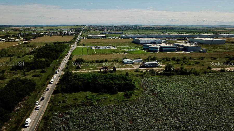 Parcele teren industrial cu PUZ - 2.700 mp, Giarmata - 3