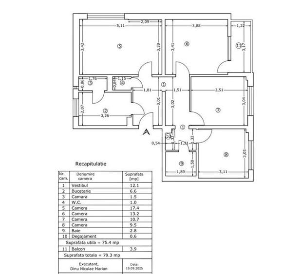 Apartament 4 camere Rahova comision 0% - 10
