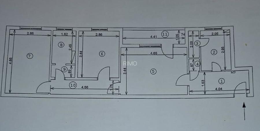Apartament cu trei camere, Brancoveanu, 120.000€ negociabil - 16
