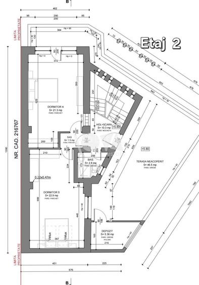 De închiriat: casa D+P+2E-  10 camere- Kogalniceanu - 4