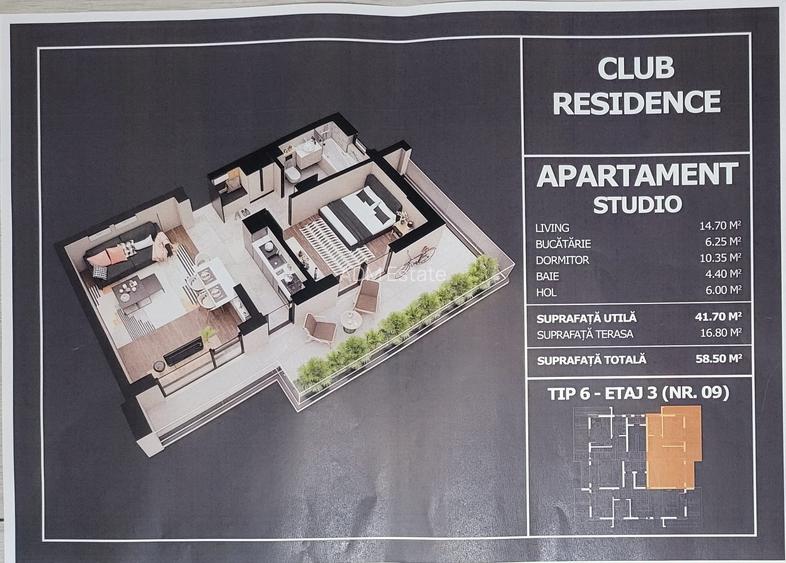Apartamente 2 cam - Gradina - Terasa - Finisaje la alegere - Str. Postalionului - 3