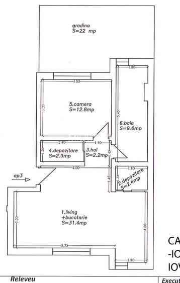 Nou.  62 mp utili. Gradina proprie 22 mp.. 3 parcari acoperite. Zona Braytim. - 1