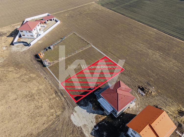 Teren intravilan 585mp Sânpetru, panoramă Lempes si padure, Comision 0% - 5