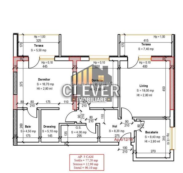 3 Camere cu 2 Balcoane si Dressing | metrou Nicolae Teclu - 5