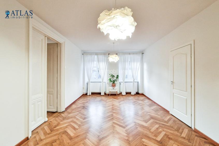 Renovat 2026, 105 mp., str De Mijloc, la casa, parter inalt, 4 camere, parcare - 10