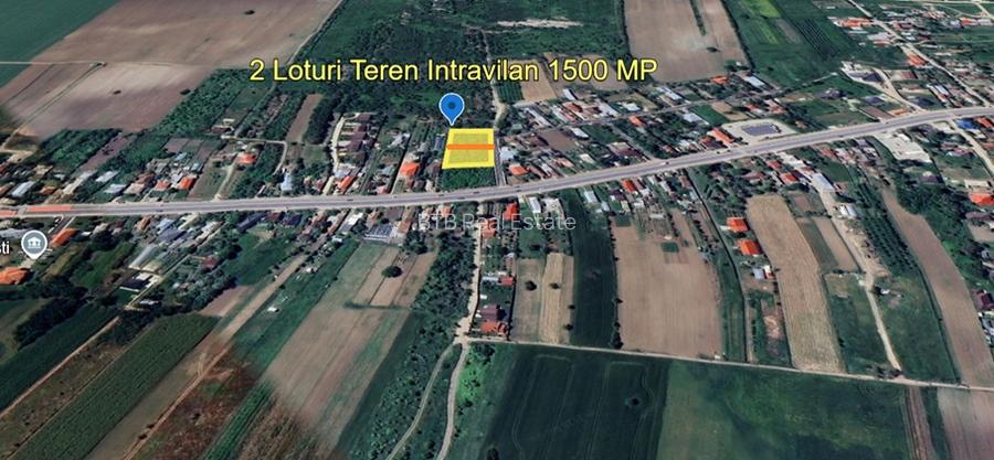 2 Loturi Teren Intravilan 1500 MP Tartasesti Deschidere 30 M / 36 M Utilitati - 5
