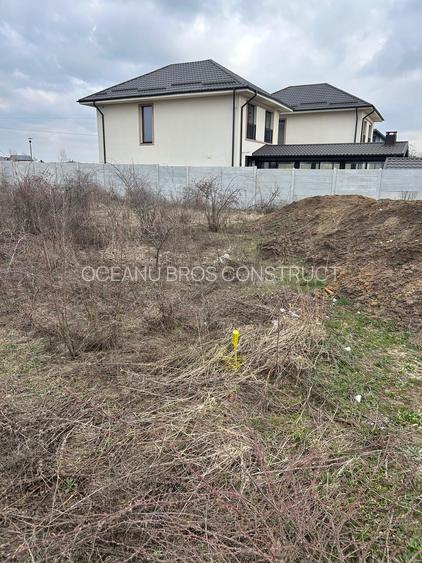 Teren intravilan cu AC în Bragadiru ,Str Curcubeului.410 mp .Deschidere 24 ml. - 2