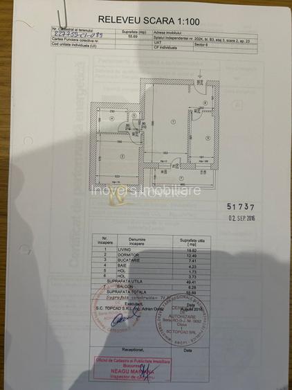2 camere – ONIX Grozăvești 55 m2 | 11 min metrou | Ideal investiție Politehnica - 14