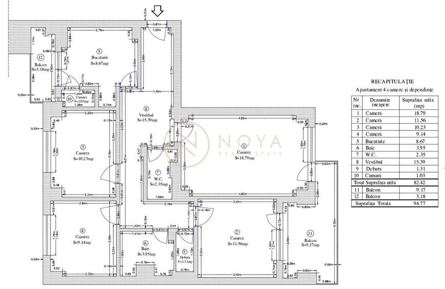 Vanzare apartament de 4 camere pe Bd Lacul Tei langa Parc - 5