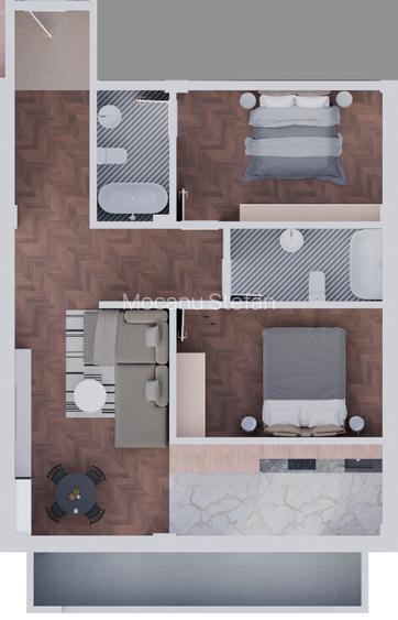 Apartamente noi de vânzare în Lumina – Park 4 Residence | 2 și 3 camere - 5