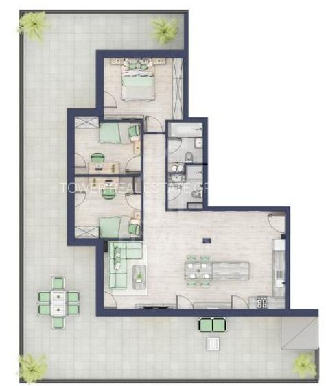 🌇 Penthouse Exclusiv cu Terasă Spectaculoasă de 108 mp – Turnișor - 2