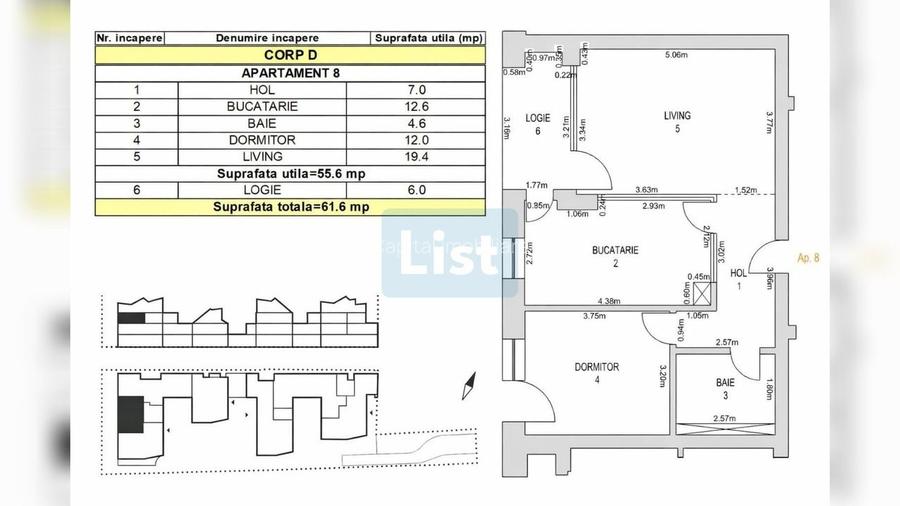 Apartament nou cu 2 camere, Ansamblul rezident. M99, parcare subterana - 18