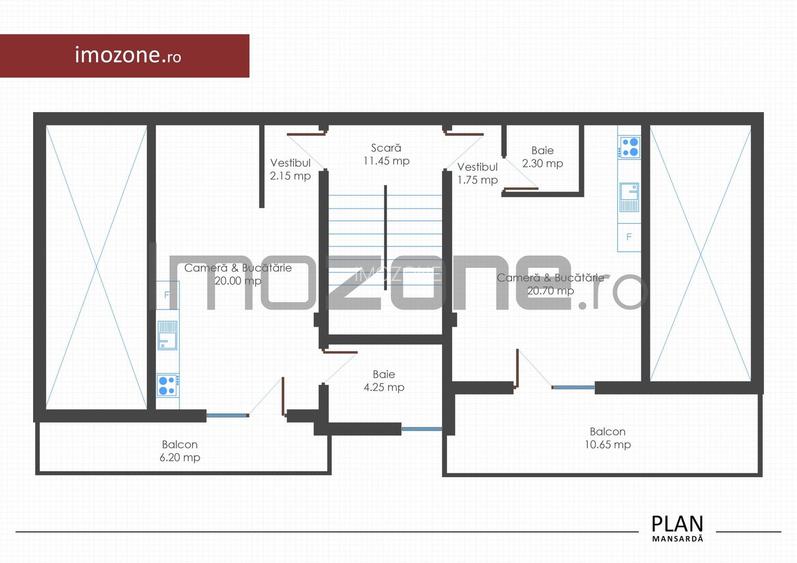 Garsoniera de vanzare, bloc nou, finisatala cheie, centrala termica individuala - 5