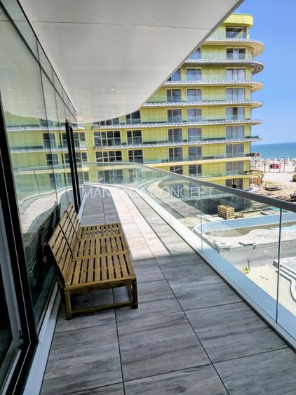 Apartament 3 camere White Sea Mamaia Nord lux vedere frontala la mare - 6