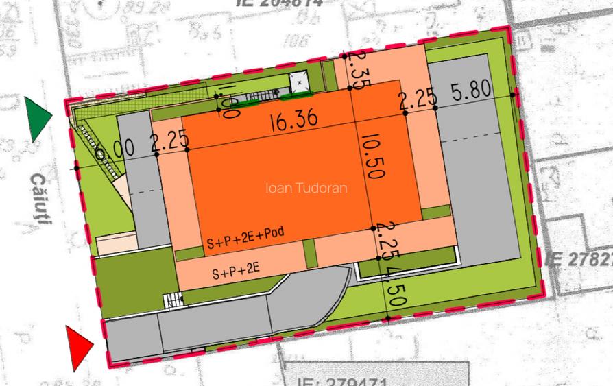 Teren cu autorizatie de construire de vanzare zona Jiului, direct proprietar - 3