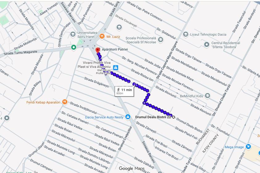 2 camere | loc parcare | 11 minute Aparatorii Patriei - 12