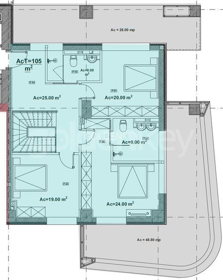 Lac Floreasca | Duplex 5 camere | 3 bai | 460mpc | gradina 175mp - 2