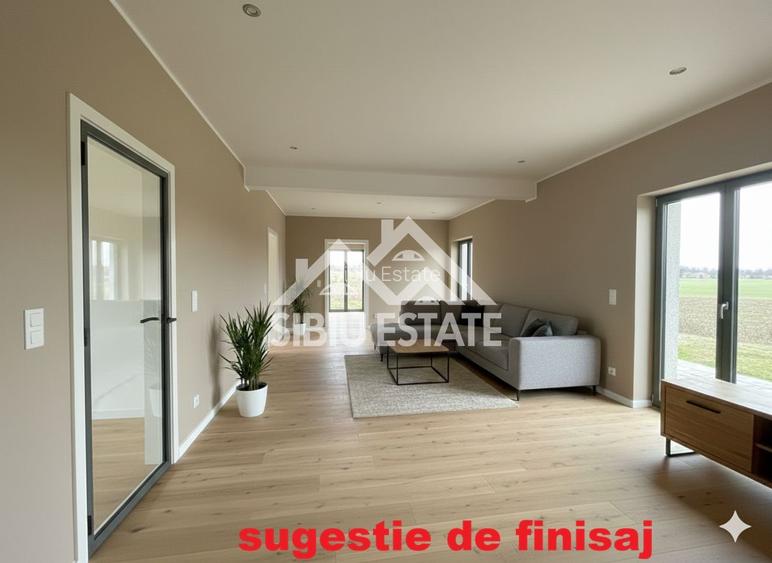 Casa 130 mp, teren 1000 mp, priveliște superbă – Marginimea Sibiului - 10