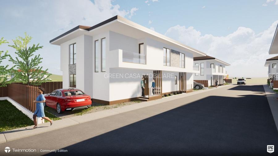 Duplex modern de vânzare în Florești – curte privată - 13